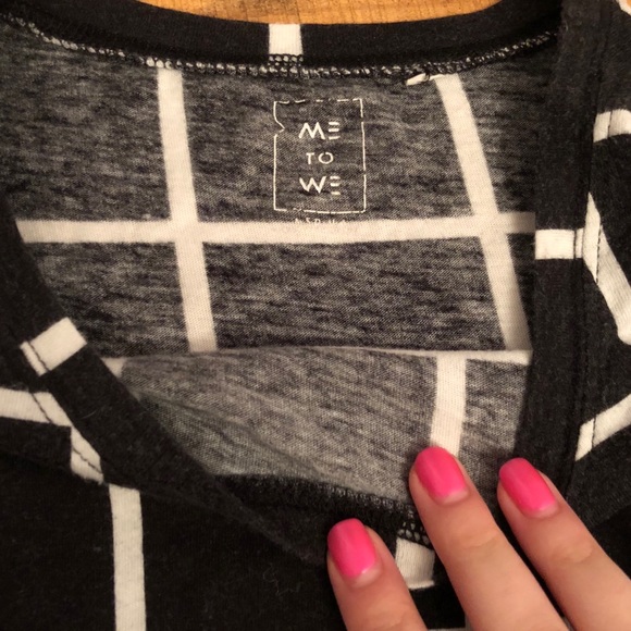 Me to We grid crop top - Picture 3 of 3